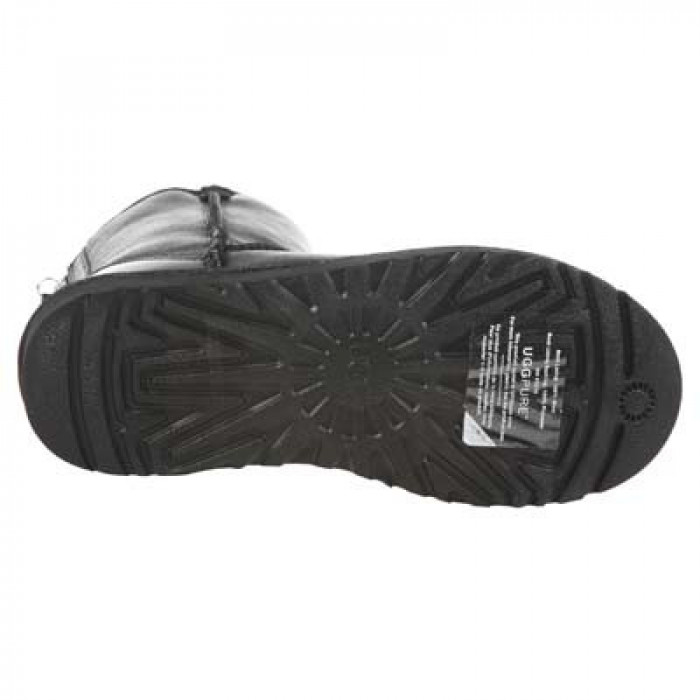 UGG Australia Classic Short Zip Metallic Black