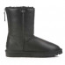 UGG Australia Classic Short Zip Metallic Black