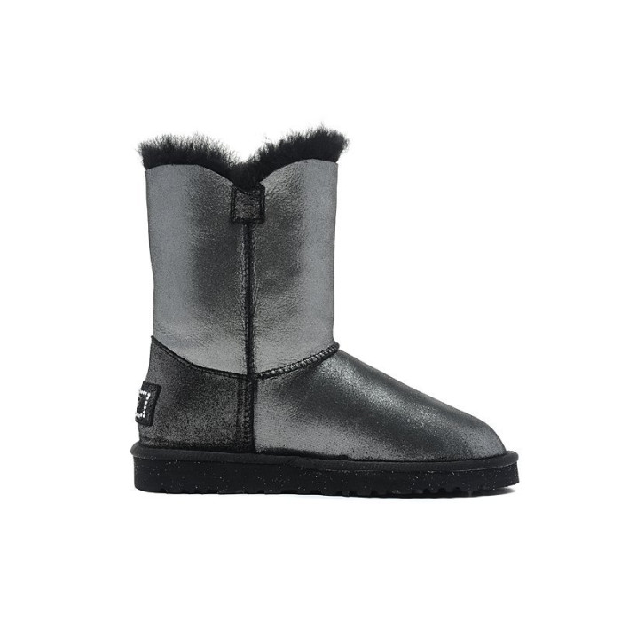 UGG Australia Bailey Button II Boot Leather I Do Black