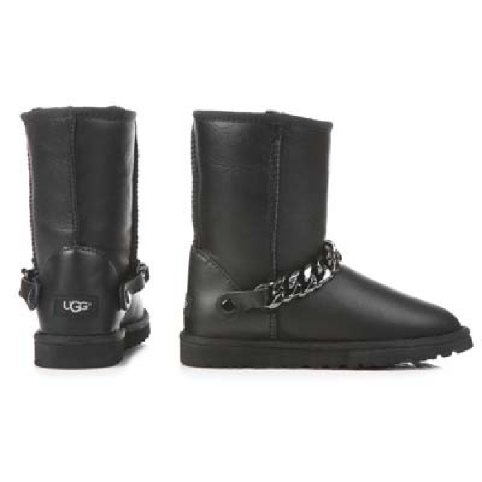 UGG Australia Classic Chain Short Metallic Black