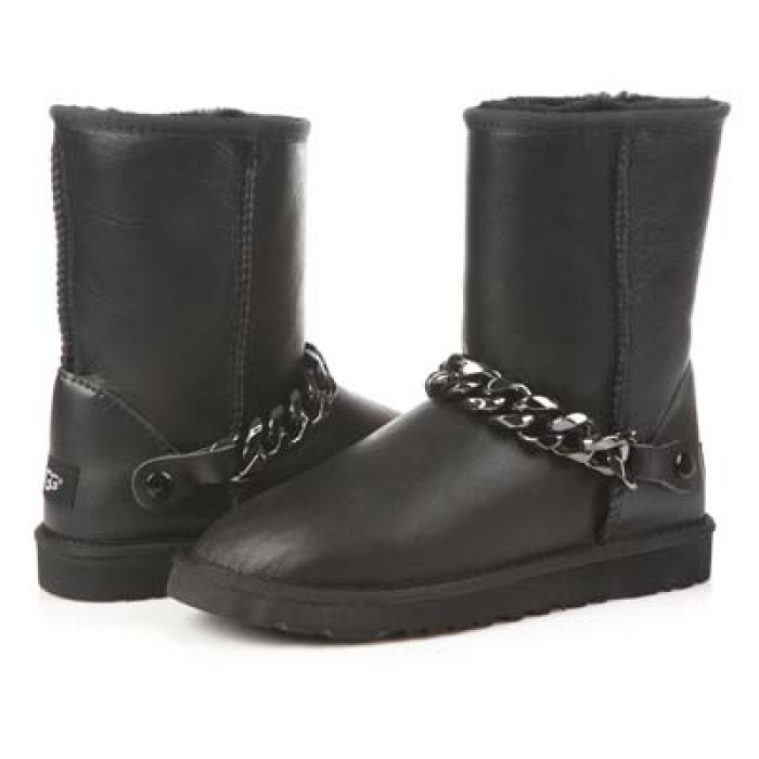 UGG Australia Classic Chain Short Metallic Black
