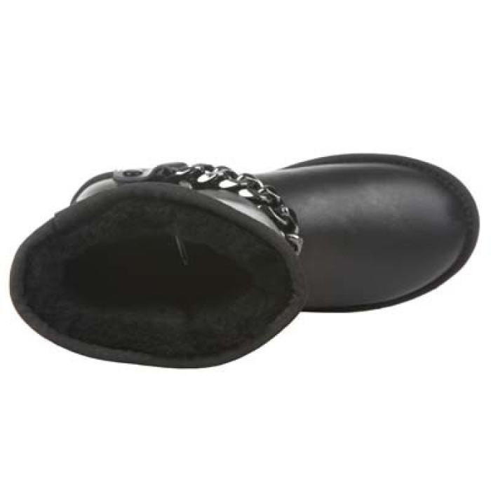 UGG Australia Classic Chain Short Metallic Black