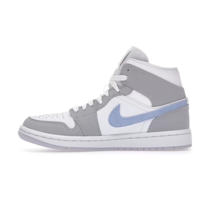 Nike Air Jordan 1 Mid Wolf Grey Aluminum (BQ6472-105)
