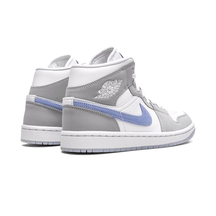 Nike Air Jordan 1 Mid Wolf Grey Aluminum (BQ6472-105)
