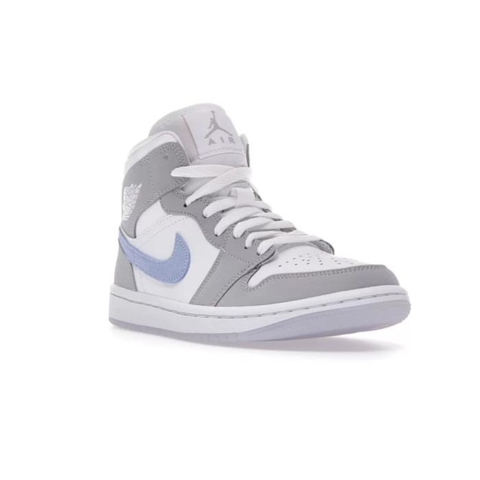 Nike Air Jordan 1 Mid Wolf Grey Aluminum (BQ6472-105)